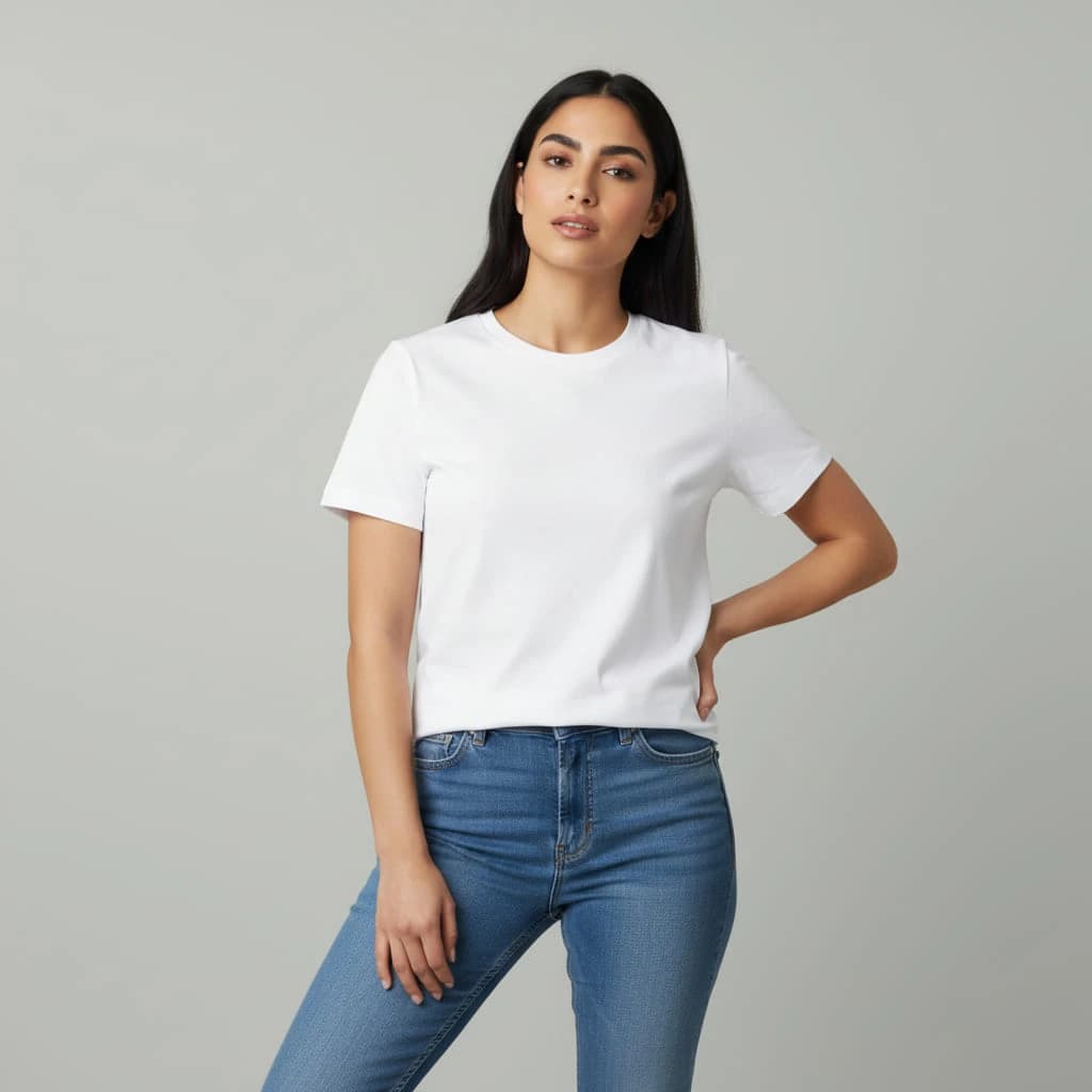 Front shot - Full - One hand on hip