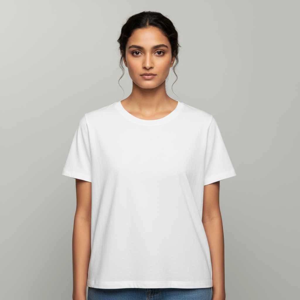 Front closeup shot - Upper body - Top wear 