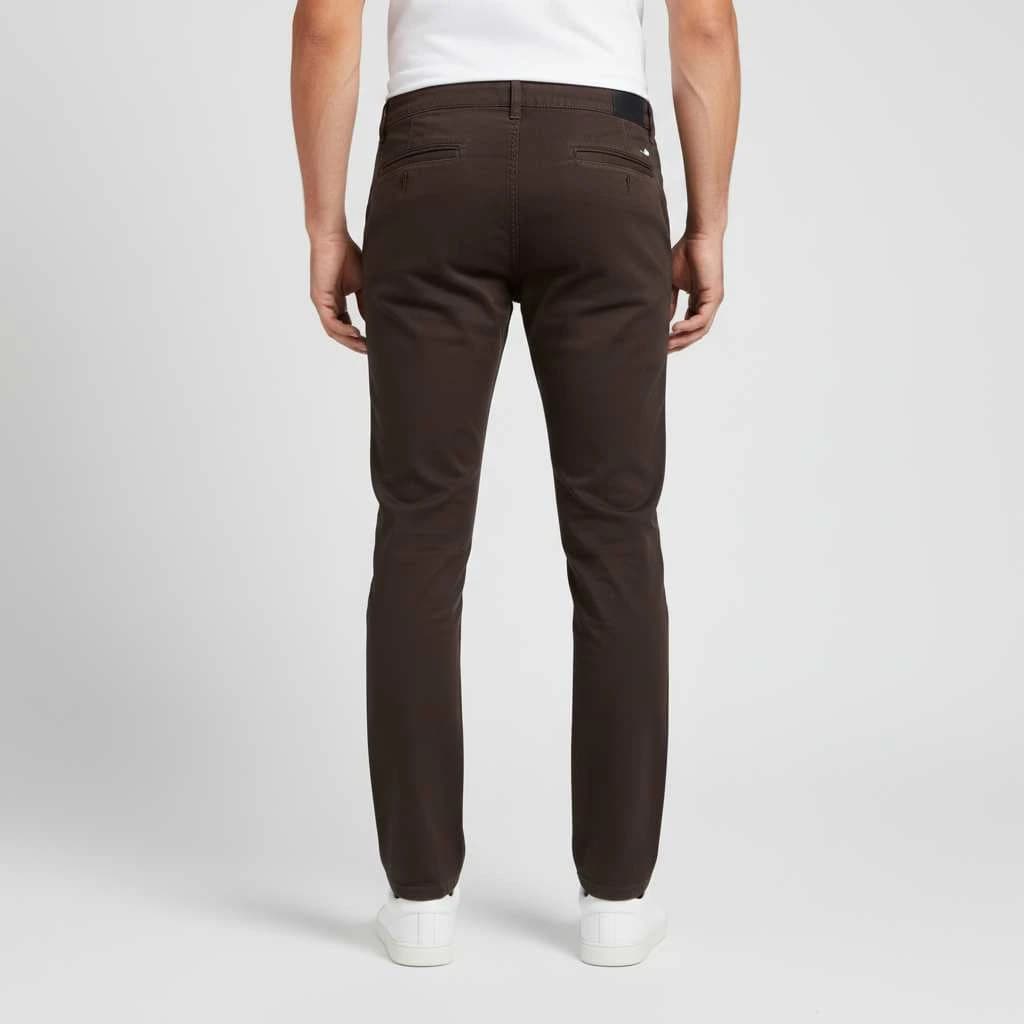 Back Shot - Half body - Focused pants.
