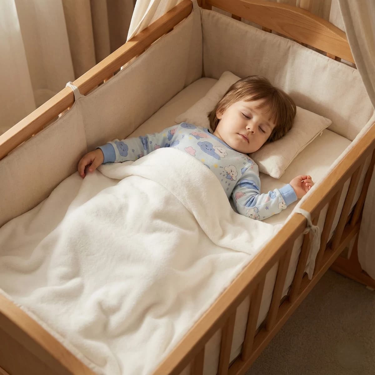 Front shot - Full - Sleeping in the cradle