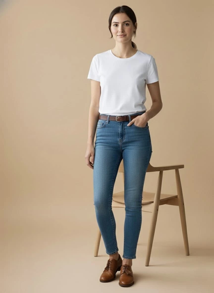 Side closeup shot - Lower body - One hand in pocket (2)