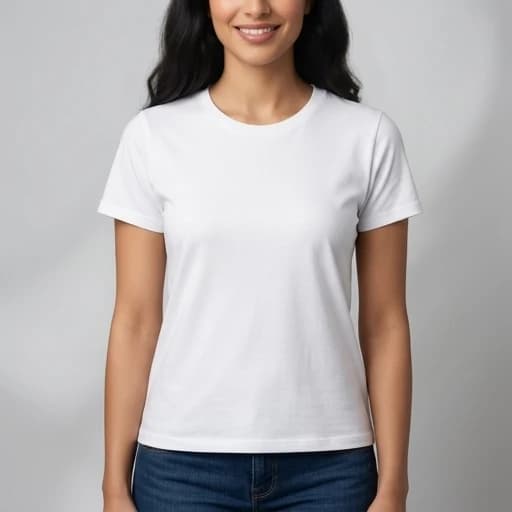 Front closeup shot - Upper body - Neck
