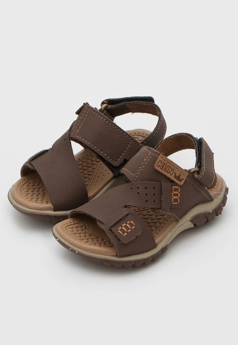 Brown sporty toddler sandals