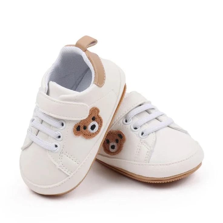 White baby sneakers