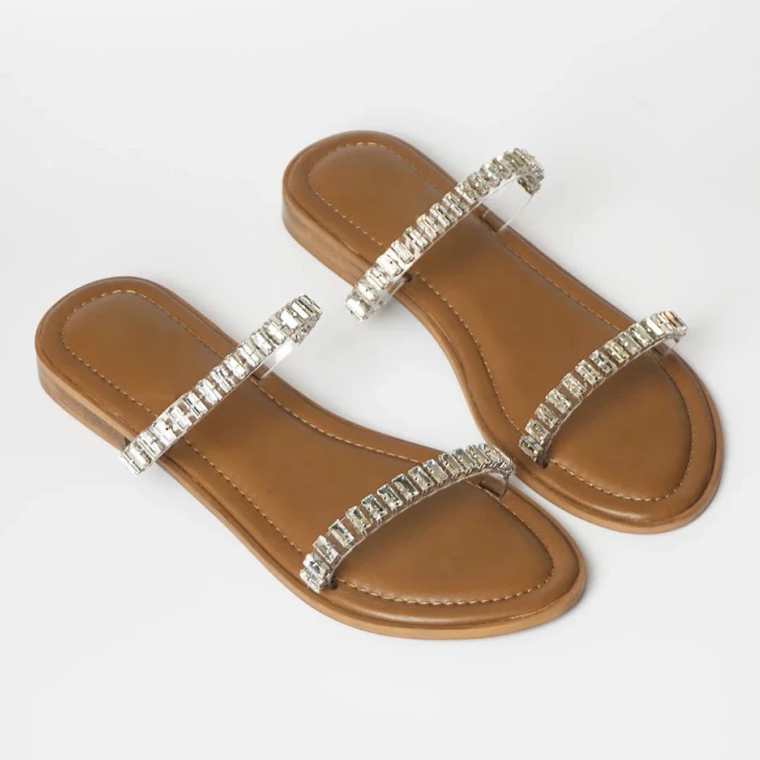 Double strap flats