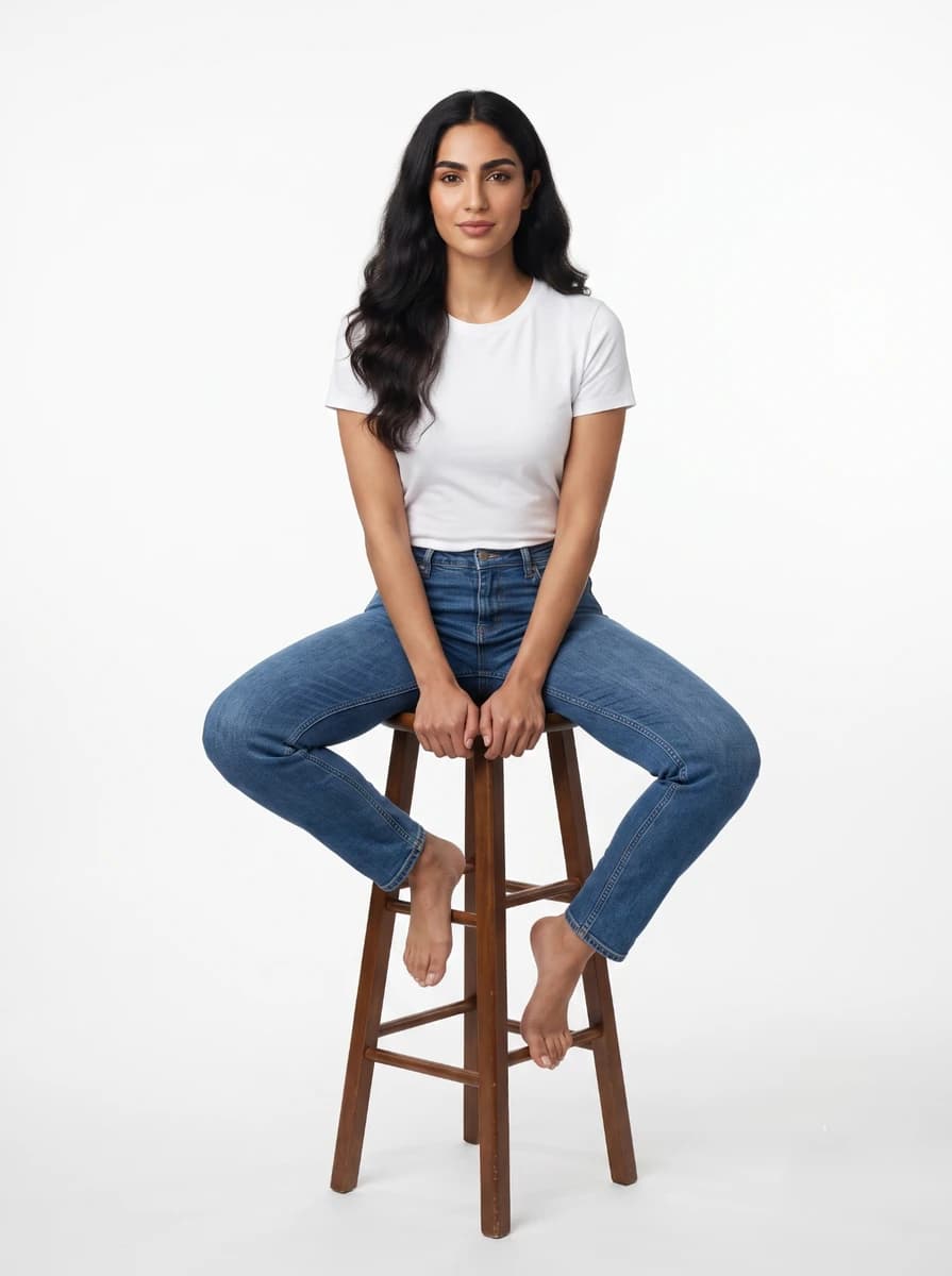 Front shot - Full - The Elevated Stool Straddle