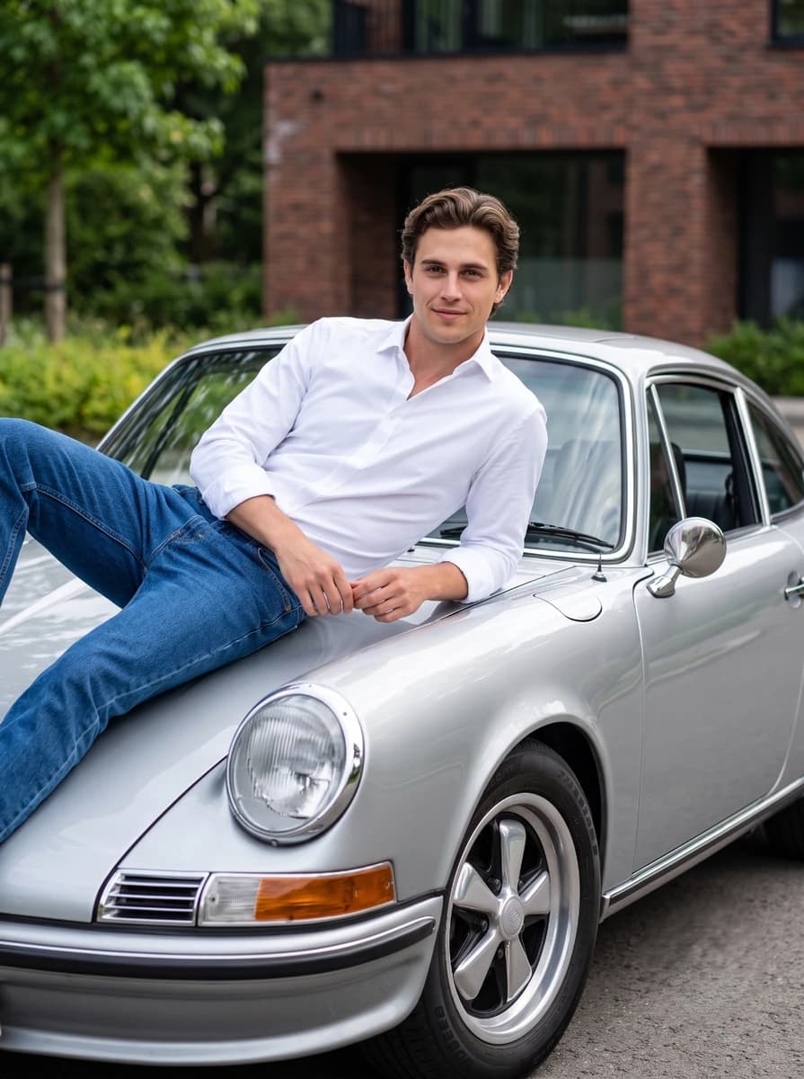 Car Lean Shot (With Car)