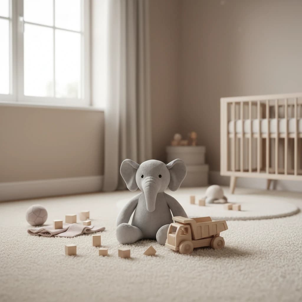 Children play room with toys