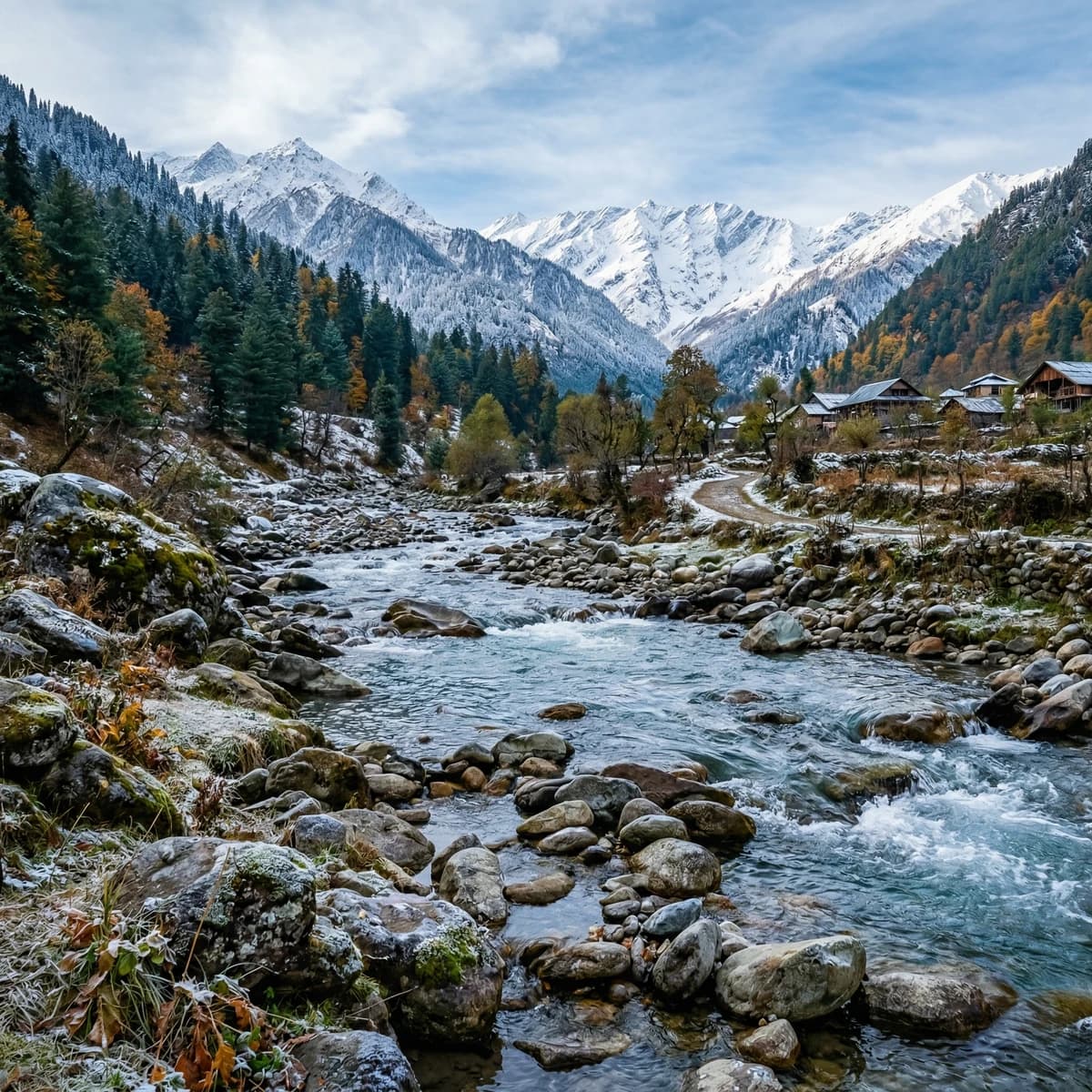 Riverstream in kashmir