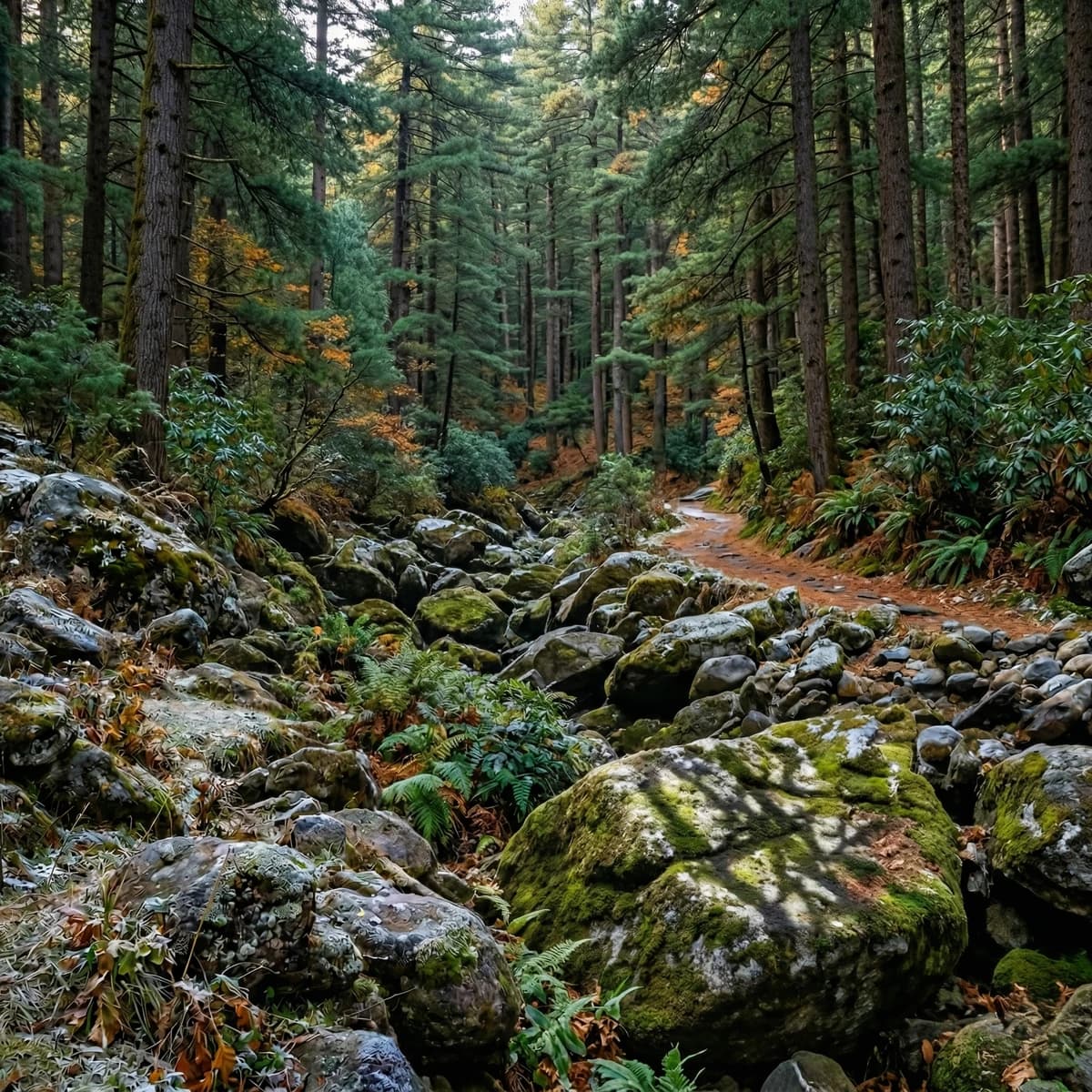 Indian pine forest