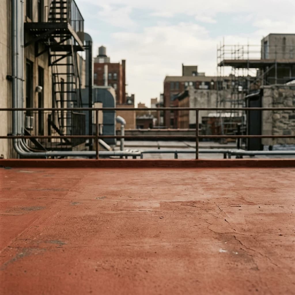 Urban house terrace
