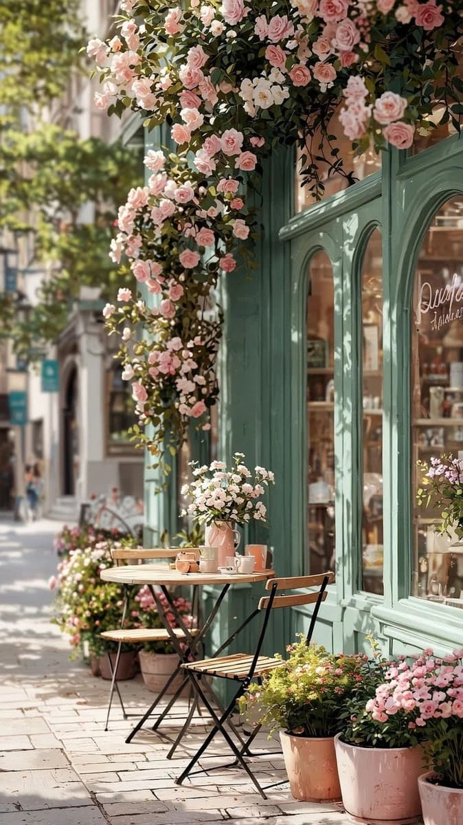 The enchanted parisian sidewalk caf?