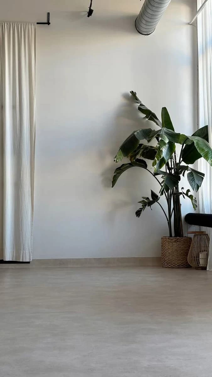 Industrial boho studio backdrop