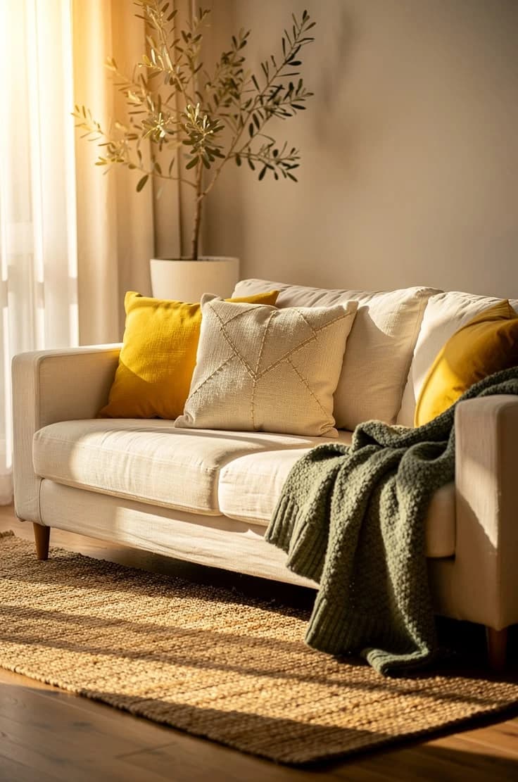 Warm luxury living room